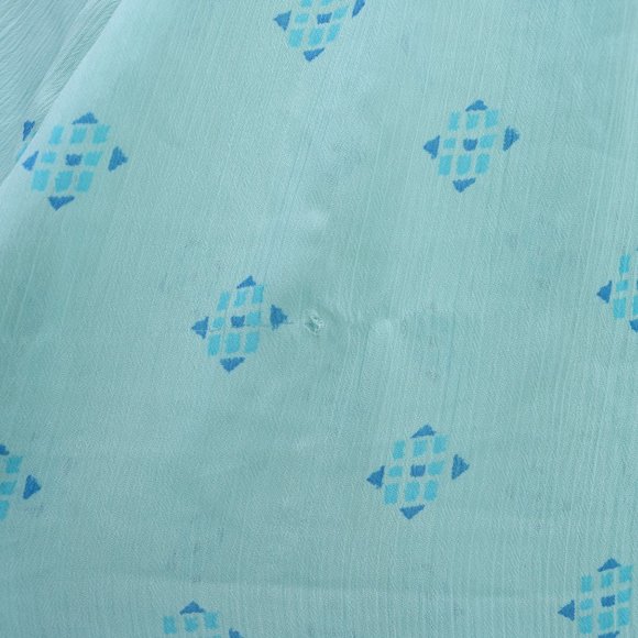 Hollister Baby Doll Top Mint Green Tie Neckline - Picture 6 of 8